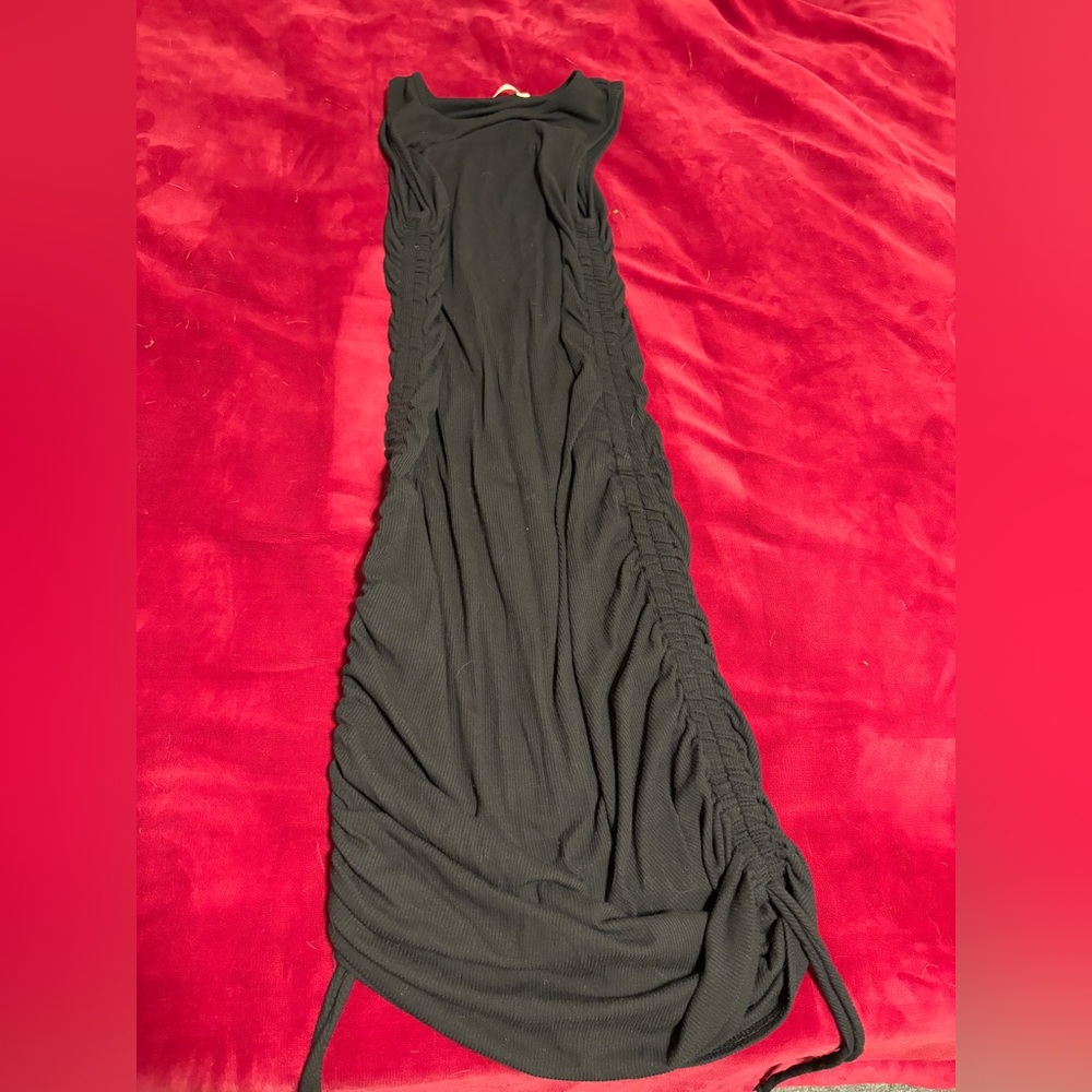 Heart Hips Black Maxi Dress